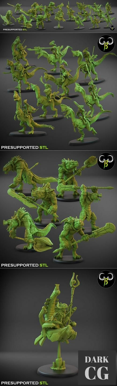 Clay Beast Creation - Star Scales April 2021 – 3D Print