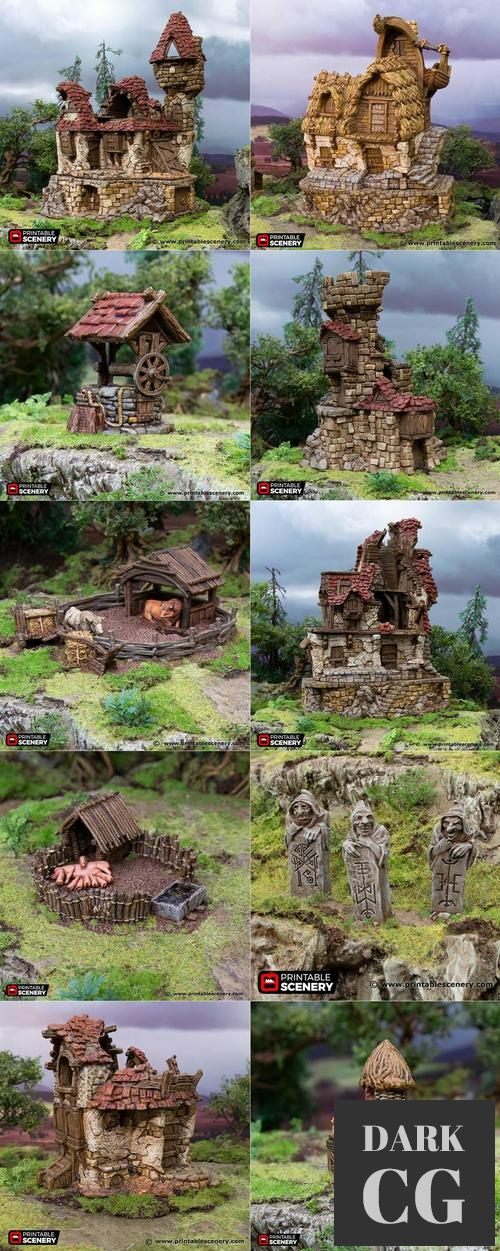 Hagglethorn Hollow All-In Bonus Items Complete – 3D Print