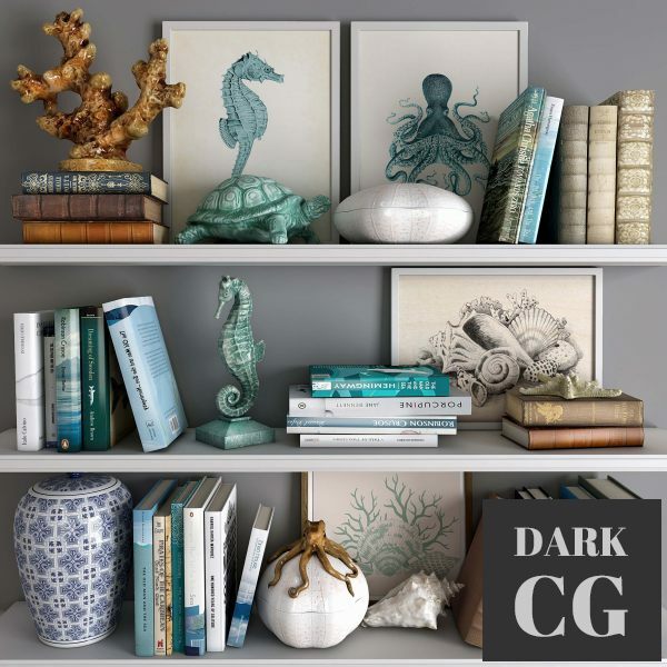 3D Model Decorative set 08
