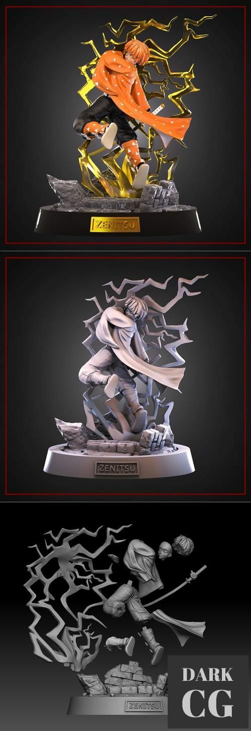Zenitsu Agatsuma – 3D Print