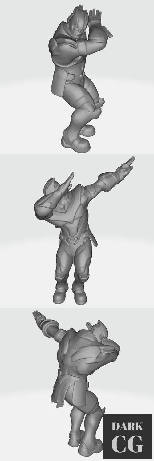 Fortnite Inspired Thanos Dab – 3D Print