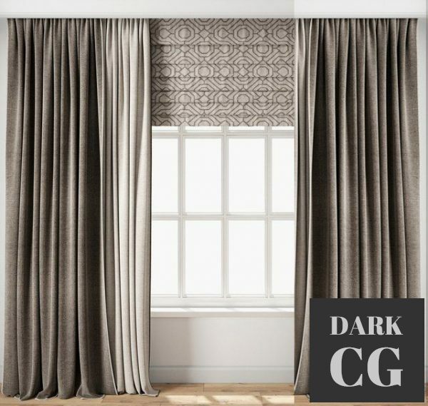 3D Model Curtain 112