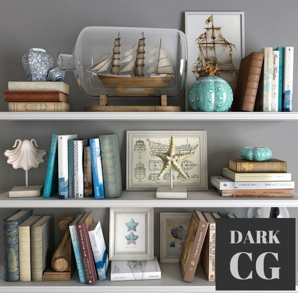 3D Model Decorative set 09