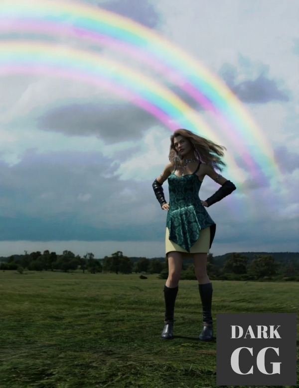 Daz3D, Poser: Spring Rainbow HDRIs
