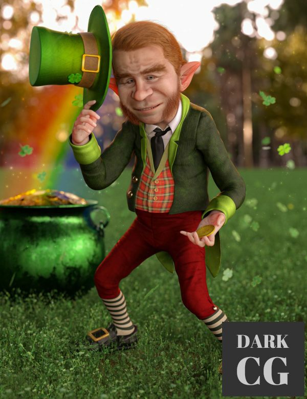 Daz3D, Poser: Leprechaun for Genesis 8.1 Male