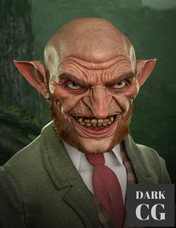 Evil Leprechaun HD for Genesis 8 1 Male