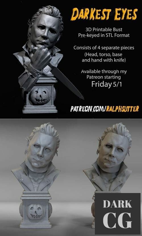 Michael Myers bust – 3D Print