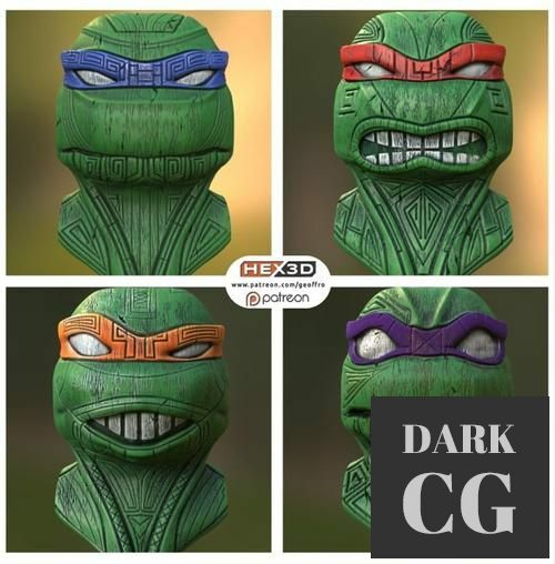 TMNT Wickis – 3D Print