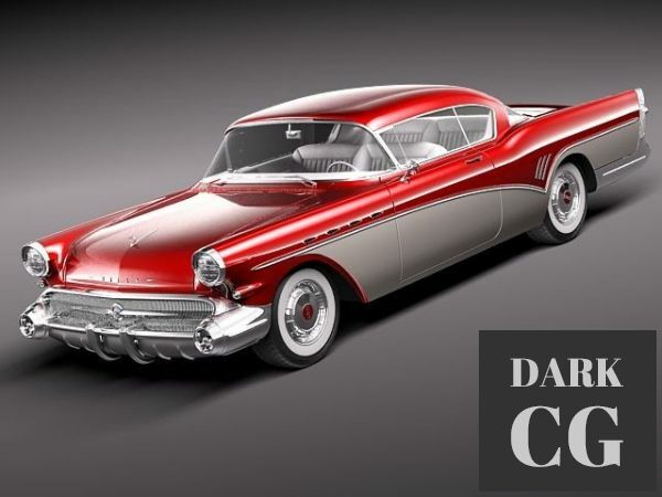 3D Model Buick Roadmaster 1957