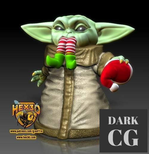 Grogu The Elf Eater – 3D Print