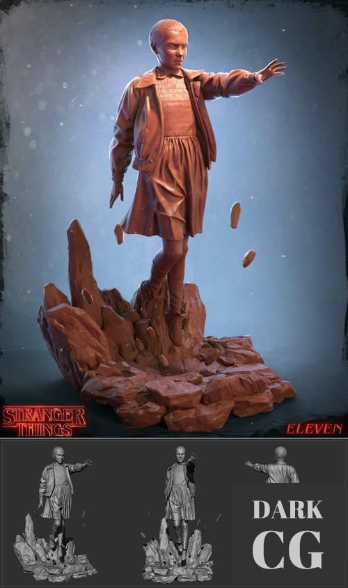 Eleven From Stranger Thing – 3D Print
