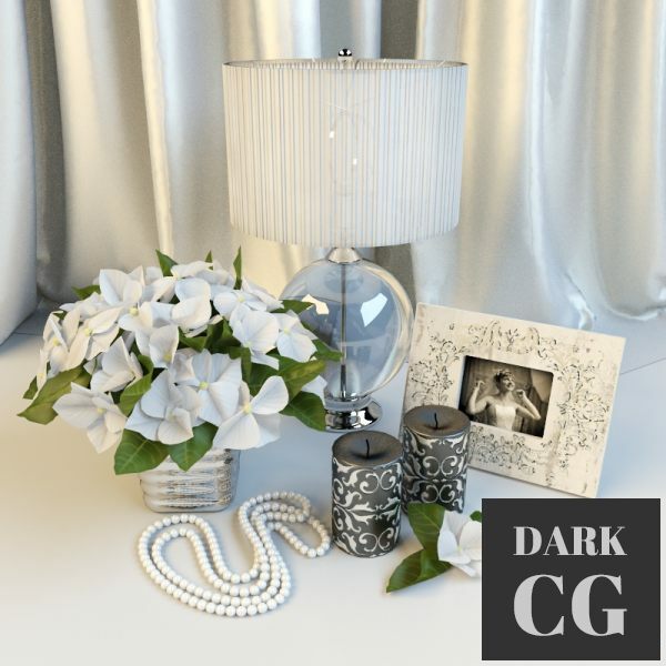 3D Model Delicate decorative set