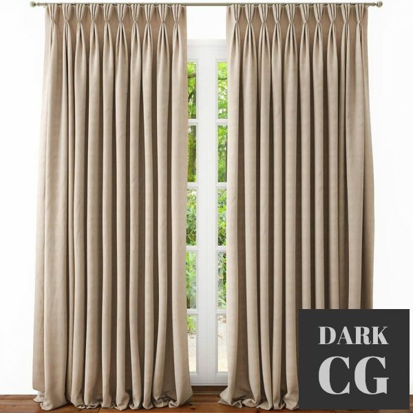 3D Model Curtain 17