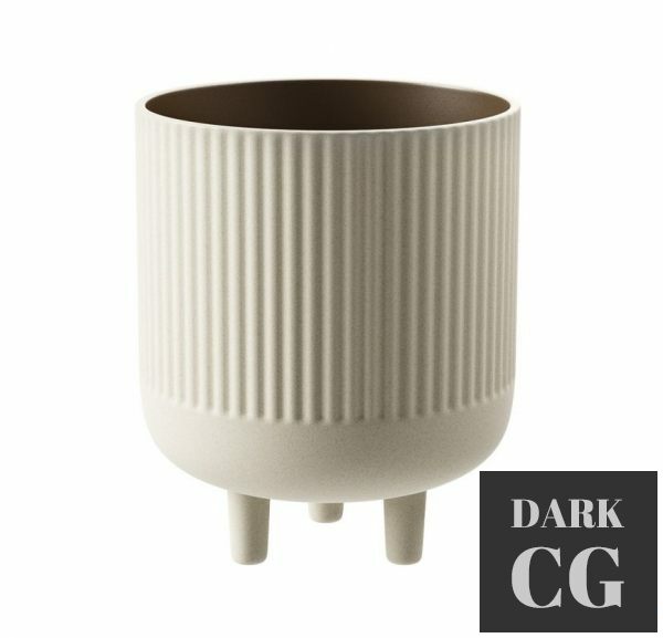 3D Model Terracotta Bowl L Plant Pot by Kristina Dam Studio