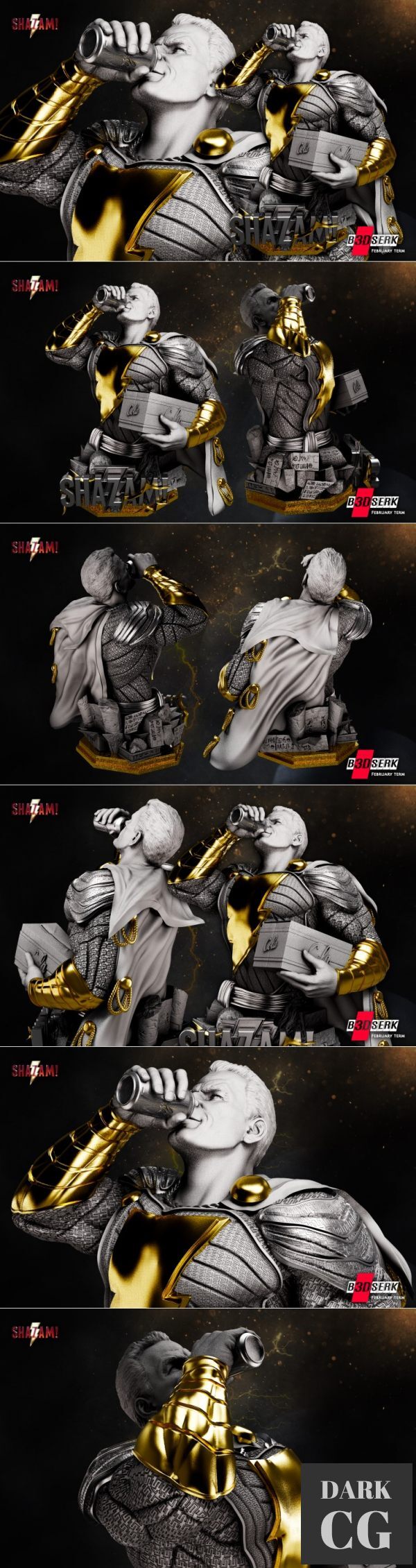Shazam Bust