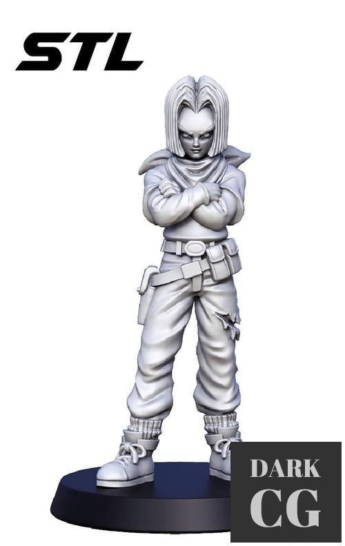 Android 17 Dragon Ball – 3D Print