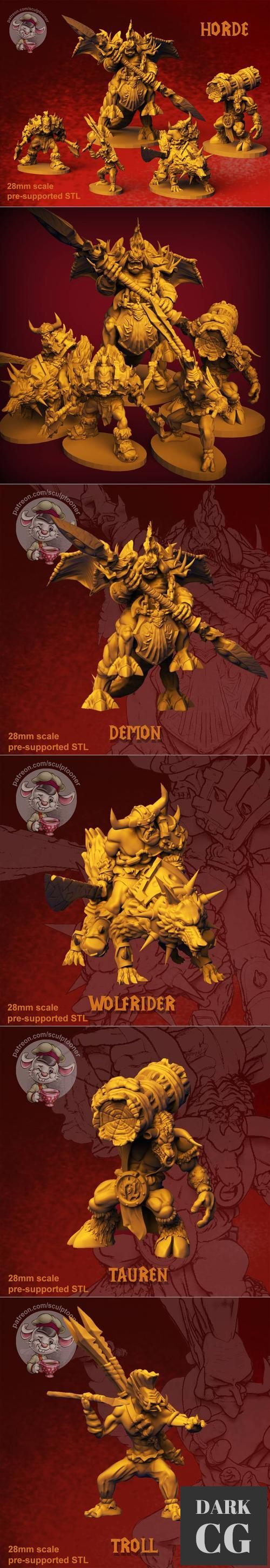 Horde Army – 3D Print