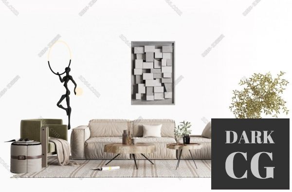 3D Scene Interior Livingroom 532