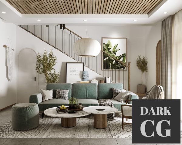 3D Scene Interior Livingroom 564 by Giang Vu