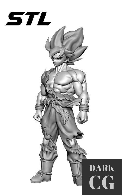 Goku SSJ Dragon Ball – 3D Print