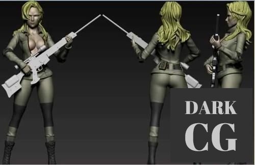 Sniper Wolf mgs – 3D Print