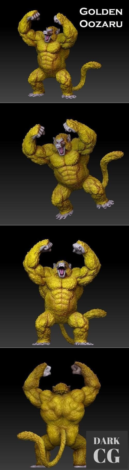 Golden Oozaru Dragon Ball – 3D Print