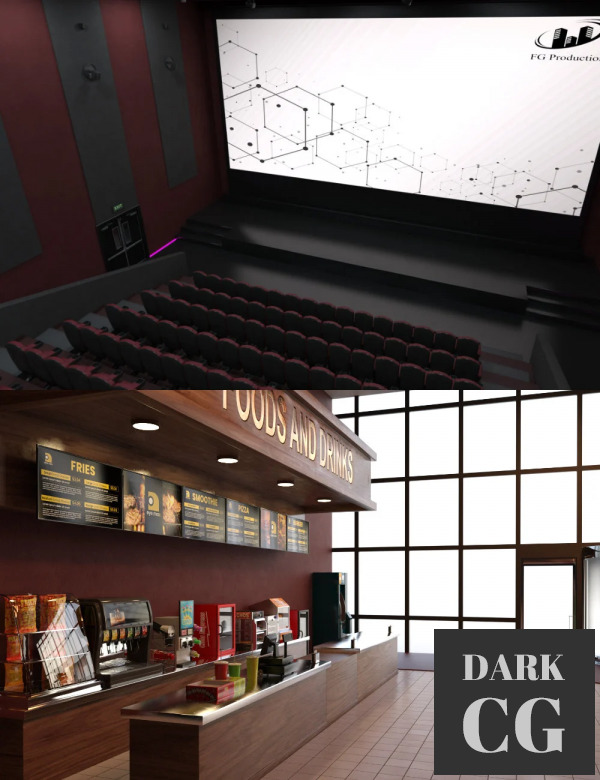 Daz3D, Poser: FG Movie Theatre