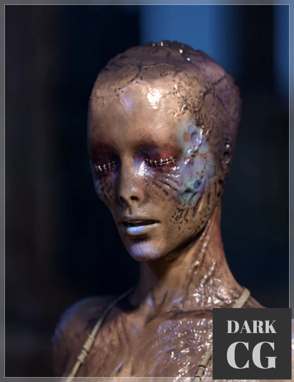 Daz3D, Poser: ND Weirdo Creature HD for Genesis 8.1 Female