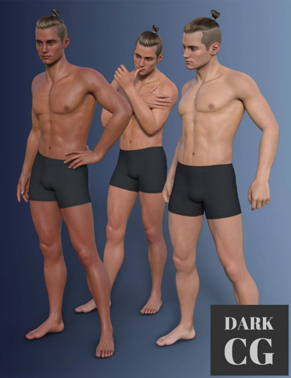 Daz3D, Poser: Tans and Tones for Michael 8.1 and Friends