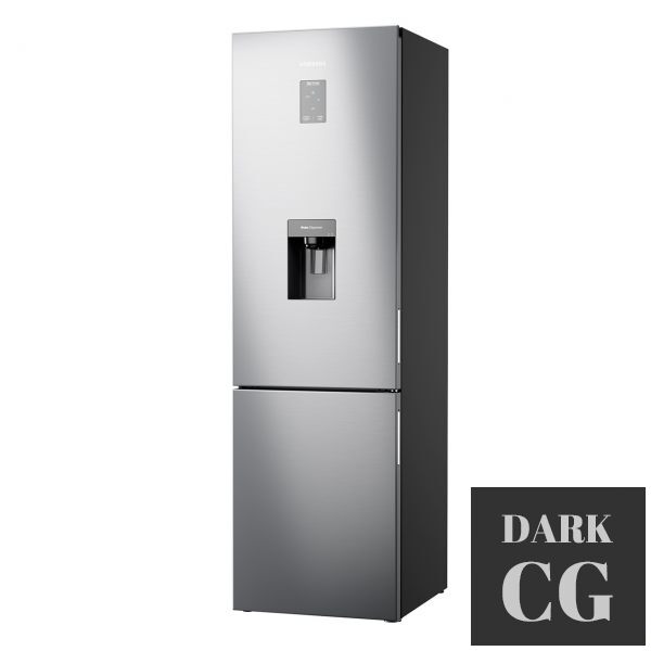 3D Model RB5000 Fridge Freezer with Water Dispenser 201 cm by Samsung