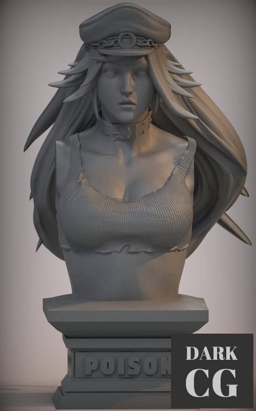 Poison bust – 3D Print