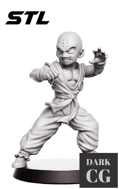 Kuririn Dragon Ball – 3D Print