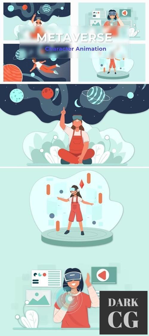 Metaverse Explainer And Animated Scene Pack 36813026