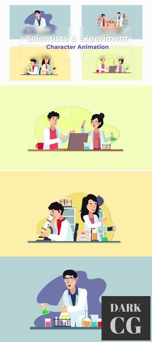 Scientists And Experiment Animated Scene Pack 36766851