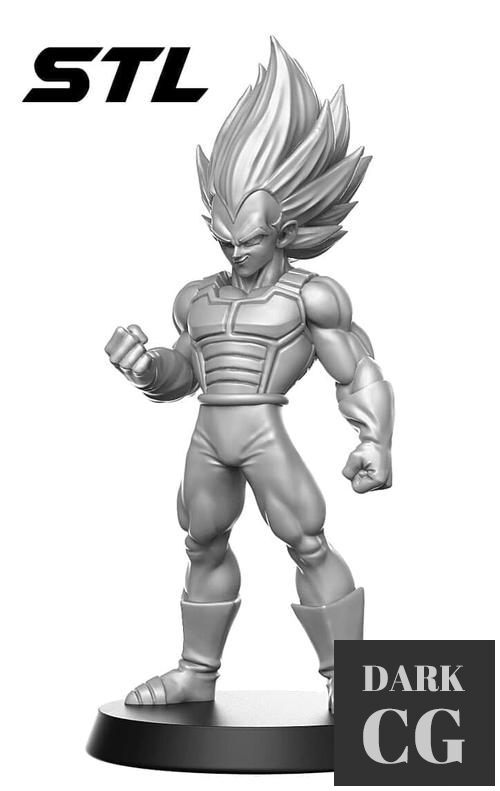 Vegeta SSJ Dragon Ball – 3D Print