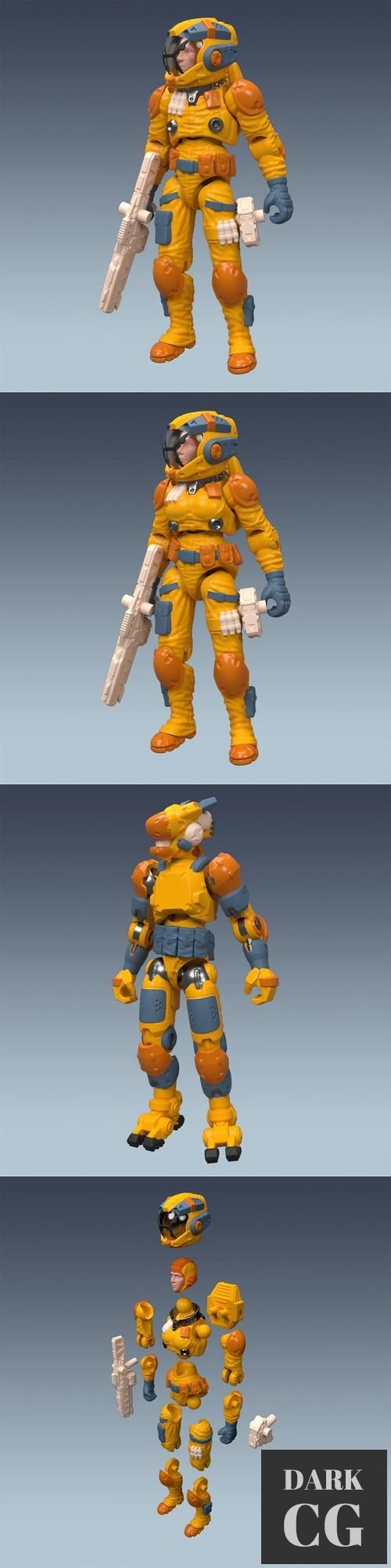Teccotoys Hazmat suit and Drone – 3D Print