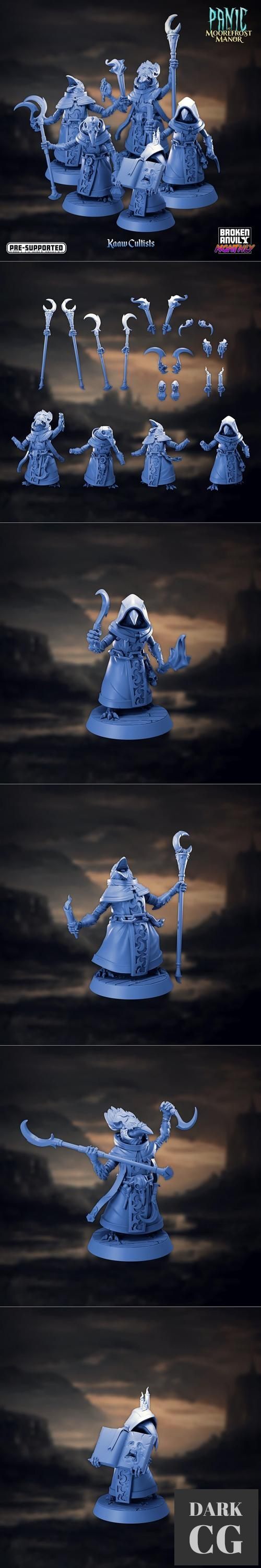 Broken Anvil Miniatures - Panic at Moorefrost Manor - Cultists – 3D Print