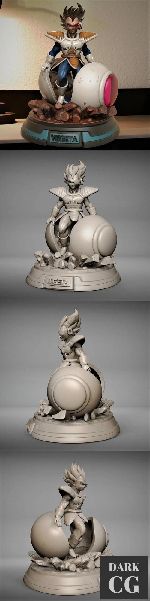 Vegeta in Capsule – 3D Print