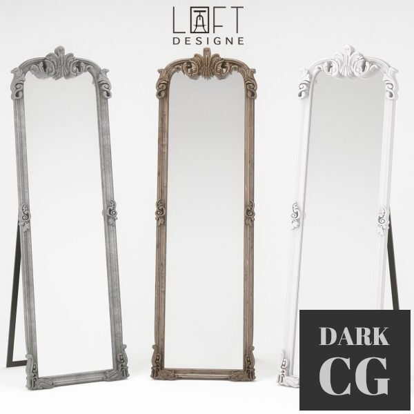 3D Model Mirror Loft designe 3110