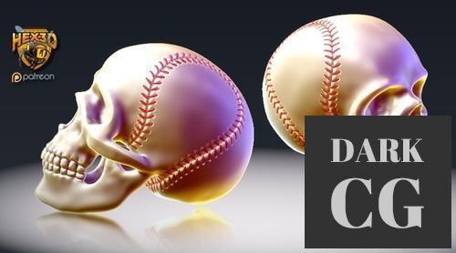 Baseball Skull – 3D Print