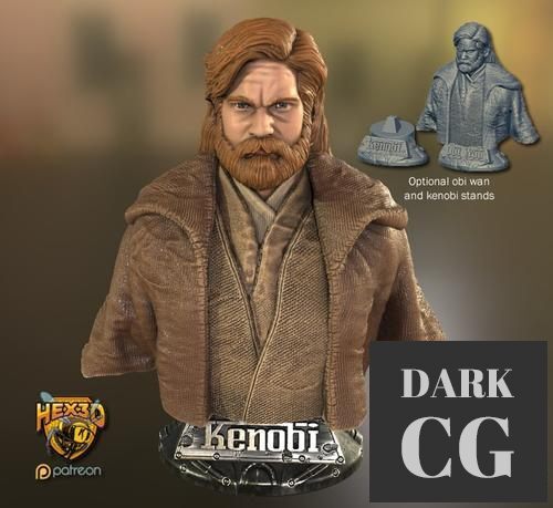 Obi Wan Kenobi Bust – 3D Print