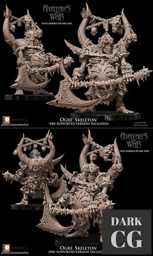 Ogre Skeleton – 3D Print