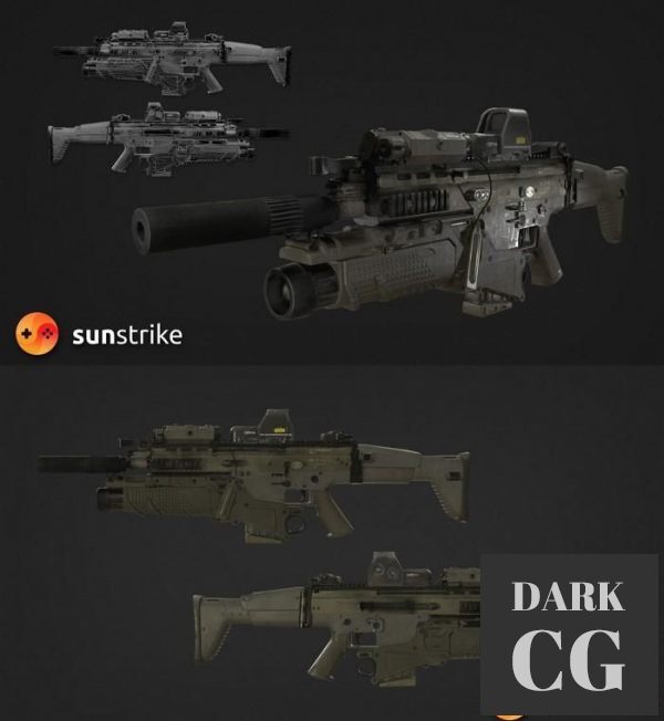 3D Model FN Scar