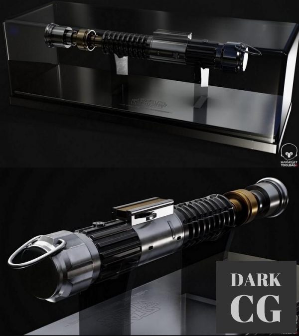 3D Model Obi Wan Kenobi Lightsaber