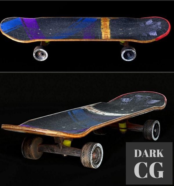 3D Model Skateboard