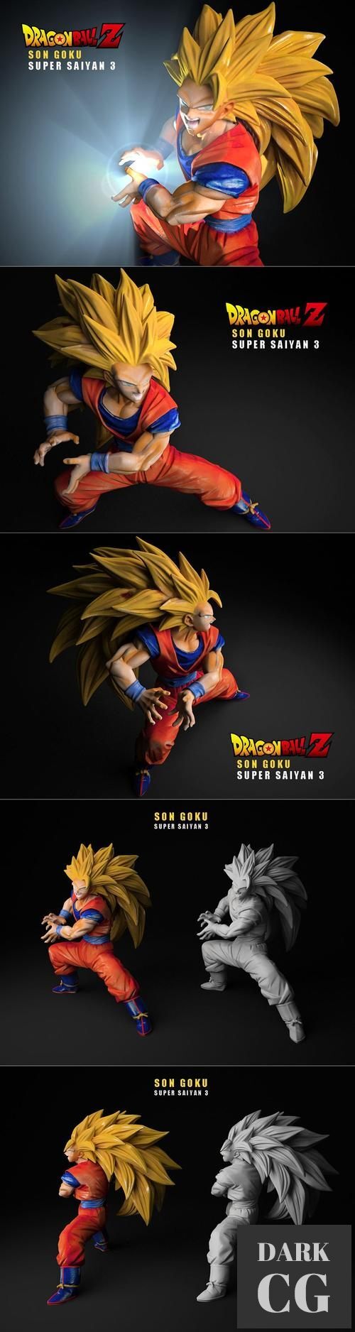 GOKU Super Saiyan3 – 3D Print