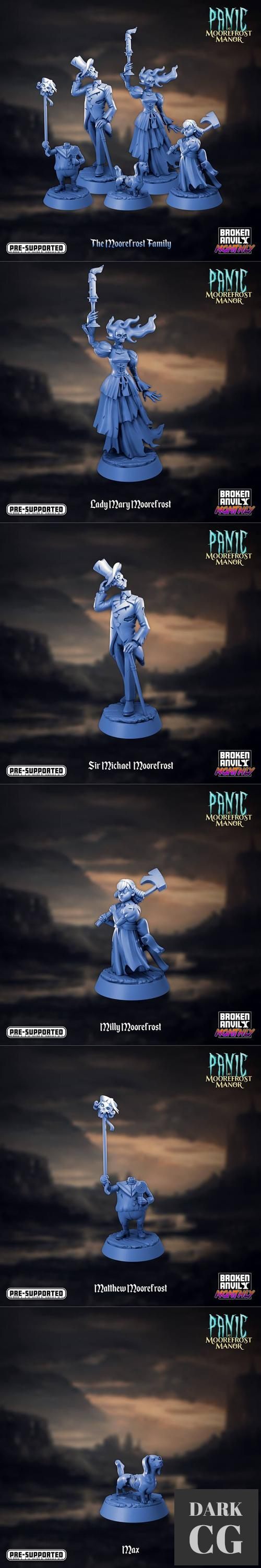 Broken Anvil Miniatures - Ghosts – 3D Print