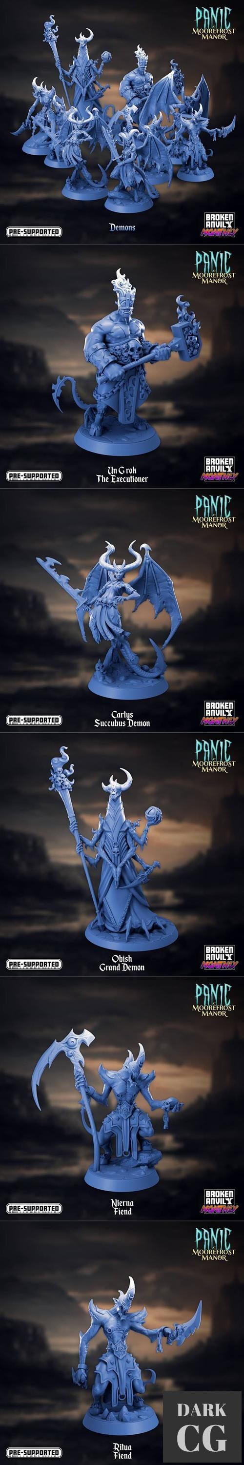 Broken Anvil Miniatures - Demons – 3D Print