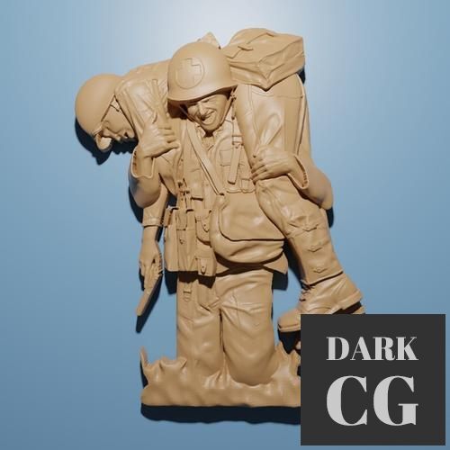 Medic carry soldier – 3D Print