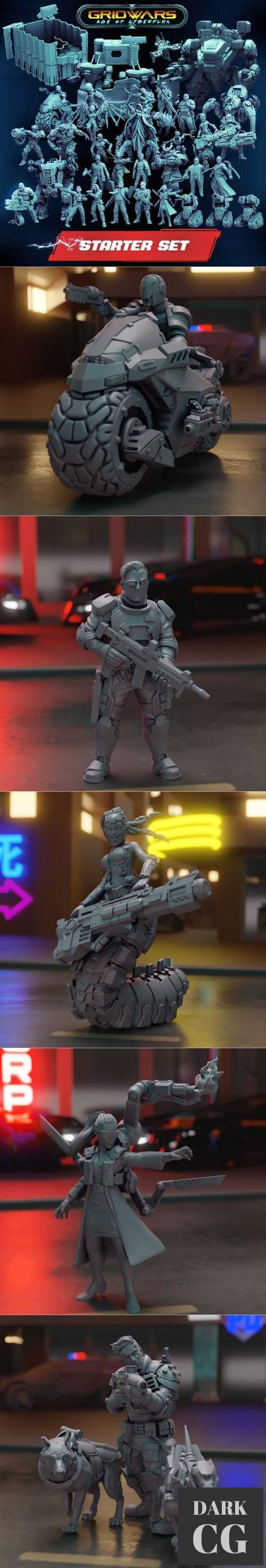 Gridwars Age of Cyberpunk - Cyber Forge – 3D Print